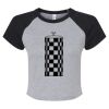 Women's Micro Rib Raglan Baby Tee Thumbnail