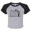 Women's Micro Rib Raglan Baby Tee Thumbnail