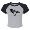 Women's Micro Rib Raglan Baby Tee Thumbnail