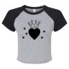 Women's Micro Rib Raglan Baby Tee Thumbnail