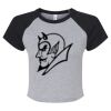 Women's Micro Rib Raglan Baby Tee Thumbnail
