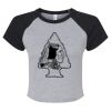 Women's Micro Rib Raglan Baby Tee Thumbnail