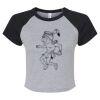 Women's Micro Rib Raglan Baby Tee Thumbnail
