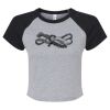 Women's Micro Rib Raglan Baby Tee Thumbnail