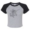Women's Micro Rib Raglan Baby Tee Thumbnail