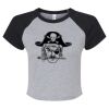 Women's Micro Rib Raglan Baby Tee Thumbnail