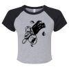 Women's Micro Rib Raglan Baby Tee Thumbnail