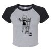 Women's Micro Rib Raglan Baby Tee Thumbnail