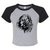 Women's Micro Rib Raglan Baby Tee Thumbnail