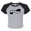 Women's Micro Rib Raglan Baby Tee Thumbnail