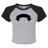 Women's Micro Rib Raglan Baby Tee Thumbnail