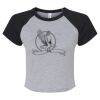 Women's Micro Rib Raglan Baby Tee Thumbnail