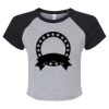 Women's Micro Rib Raglan Baby Tee Thumbnail