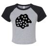 Women's Micro Rib Raglan Baby Tee Thumbnail