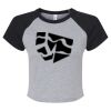 Women's Micro Rib Raglan Baby Tee Thumbnail