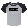 Women's Micro Rib Raglan Baby Tee Thumbnail