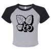 Women's Micro Rib Raglan Baby Tee Thumbnail