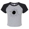 Women's Micro Rib Raglan Baby Tee Thumbnail