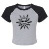 Women's Micro Rib Raglan Baby Tee Thumbnail