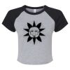 Women's Micro Rib Raglan Baby Tee Thumbnail