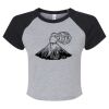 Women's Micro Rib Raglan Baby Tee Thumbnail