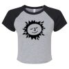Women's Micro Rib Raglan Baby Tee Thumbnail