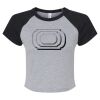 Women's Micro Rib Raglan Baby Tee Thumbnail