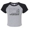 Women's Micro Rib Raglan Baby Tee Thumbnail