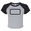 Women's Micro Rib Raglan Baby Tee Thumbnail