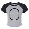 Women's Micro Rib Raglan Baby Tee Thumbnail
