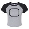 Women's Micro Rib Raglan Baby Tee Thumbnail