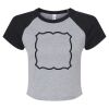 Women's Micro Rib Raglan Baby Tee Thumbnail
