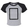 Women's Micro Rib Raglan Baby Tee Thumbnail