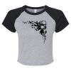 Women's Micro Rib Raglan Baby Tee Thumbnail