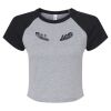 Women's Micro Rib Raglan Baby Tee Thumbnail