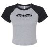 Women's Micro Rib Raglan Baby Tee Thumbnail