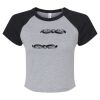 Women's Micro Rib Raglan Baby Tee Thumbnail