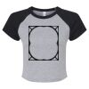 Women's Micro Rib Raglan Baby Tee Thumbnail
