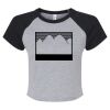 Women's Micro Rib Raglan Baby Tee Thumbnail