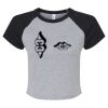 Women's Micro Rib Raglan Baby Tee Thumbnail