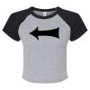 Women's Micro Rib Raglan Baby Tee Thumbnail