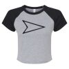 Women's Micro Rib Raglan Baby Tee Thumbnail
