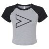 Women's Micro Rib Raglan Baby Tee Thumbnail