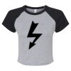 Women's Micro Rib Raglan Baby Tee Thumbnail