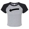 Women's Micro Rib Raglan Baby Tee Thumbnail