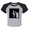 Women's Micro Rib Raglan Baby Tee Thumbnail