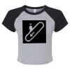 Women's Micro Rib Raglan Baby Tee Thumbnail
