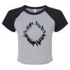 Women's Micro Rib Raglan Baby Tee Thumbnail