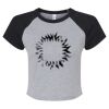 Women's Micro Rib Raglan Baby Tee Thumbnail