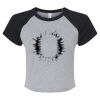 Women's Micro Rib Raglan Baby Tee Thumbnail